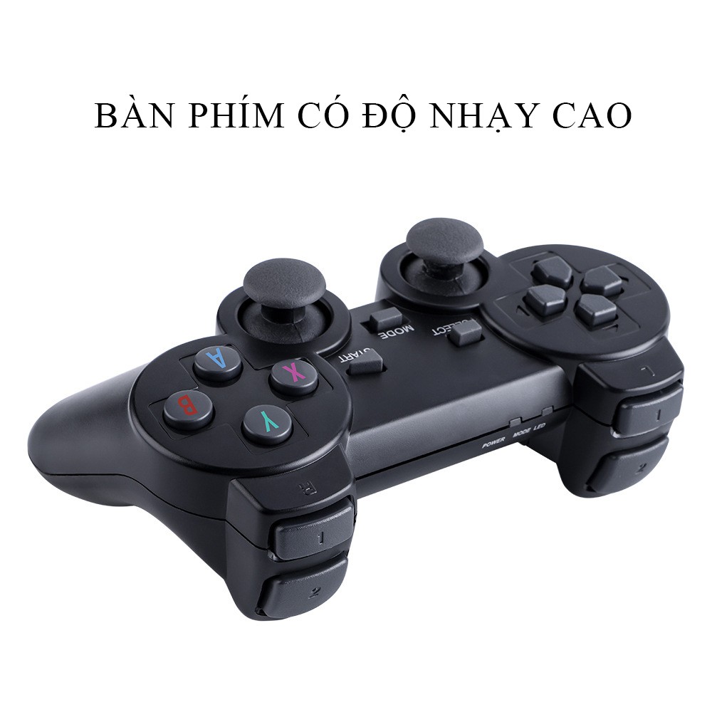 Máy chơi game 2 tay, máy chơi game 4 nút tích hợp 3500 trò chơi, dùng cổng HDMI chơi trên Tivi độ phân giải 4K