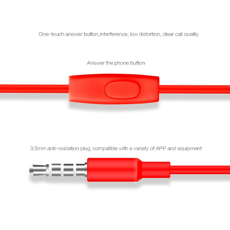 S6 Candy Earphone In-ear Cute Students Wired Stereo Music Fidelity Heavy Bass Soft YUE