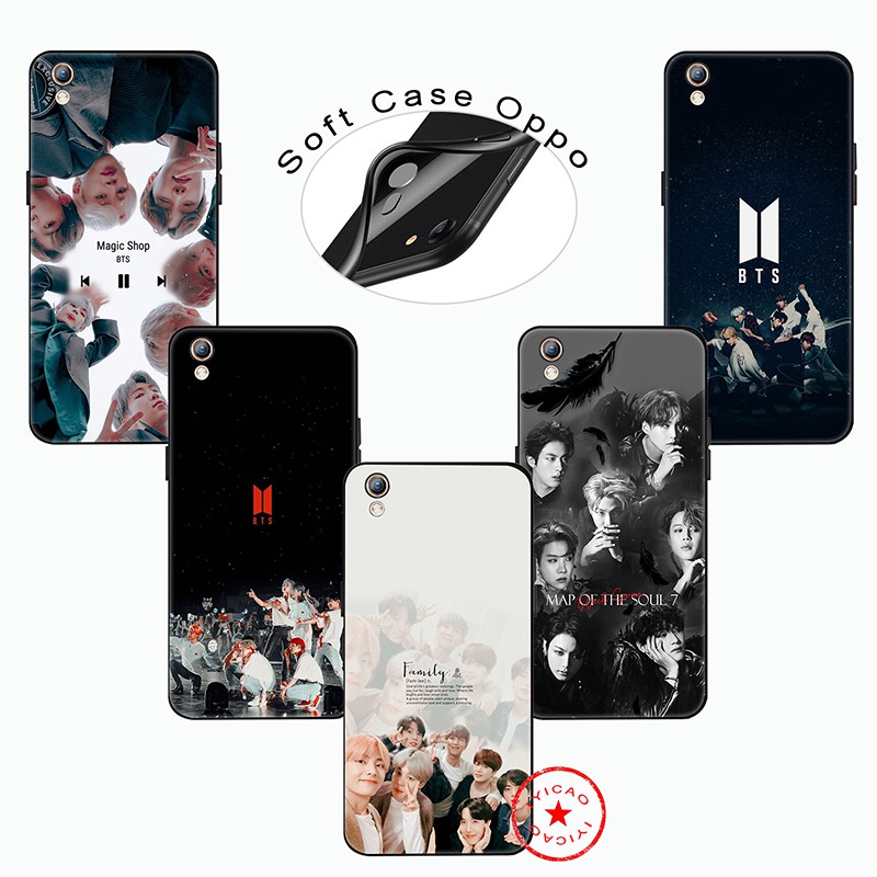 Ốp Lưng Mềm In Hình Nhóm Nhạc Bts Cho Oppo A3S A5 A37 A39 A57 A5S A7 A59 F1S A88 F3 A83 F5 F7 F9 A7X