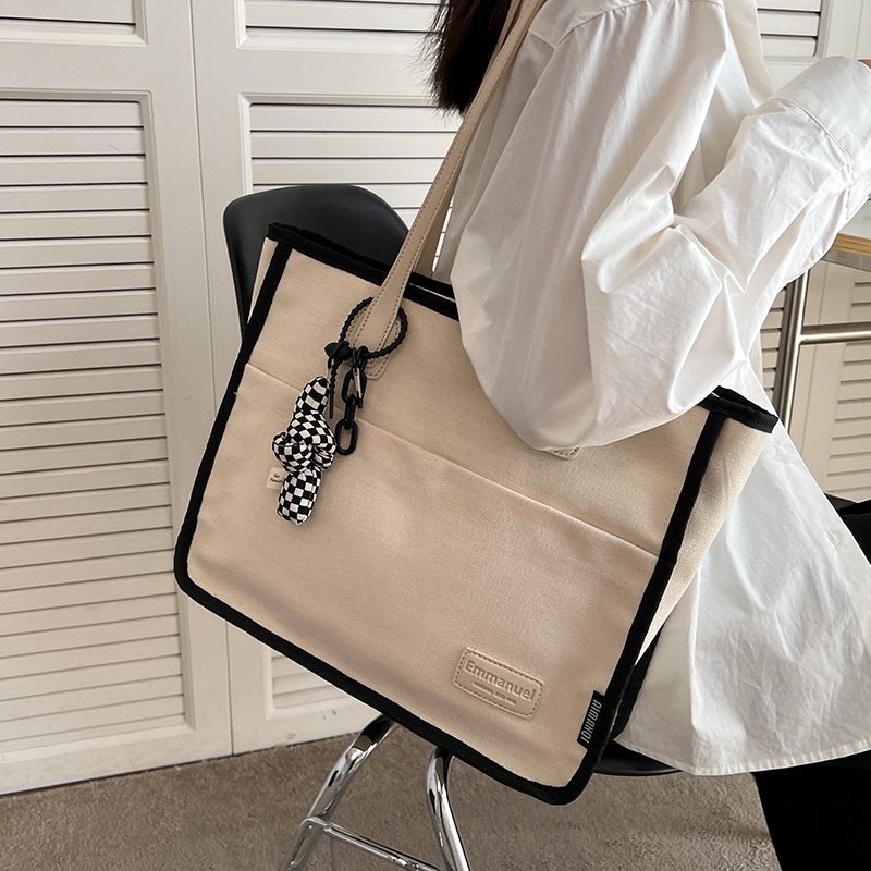 Túi canvas Đeo Vai Sức Chứa Lớn Dành Cho Nữ