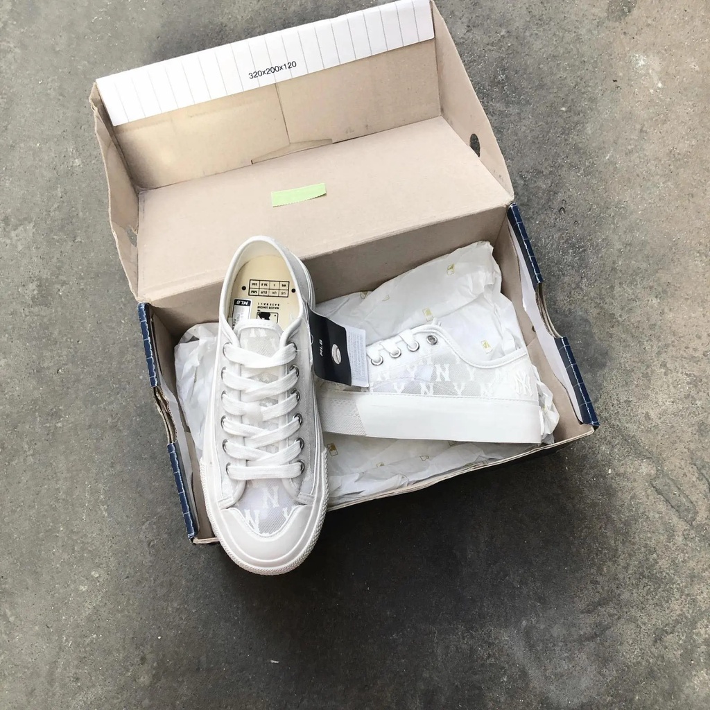 GIÀY MLB PLAYBALL MONO MESH NEW YORK YANKEES WHITE