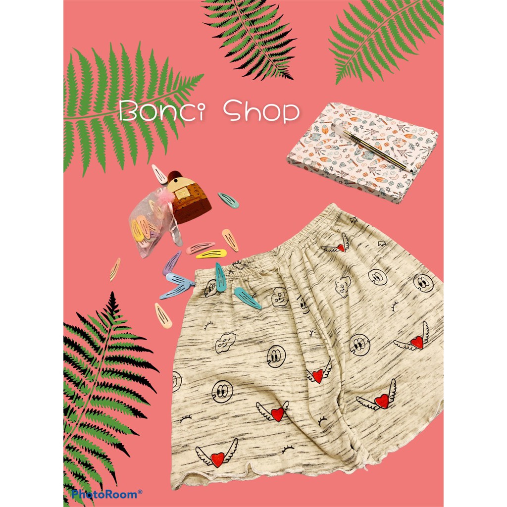 Quần đùi thun nữ siêu mềm mịn, hàng họa tiết thái bigsale | BigBuy360 - bigbuy360.vn