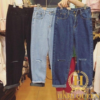 Quần baggy bò rách gối DHO0719