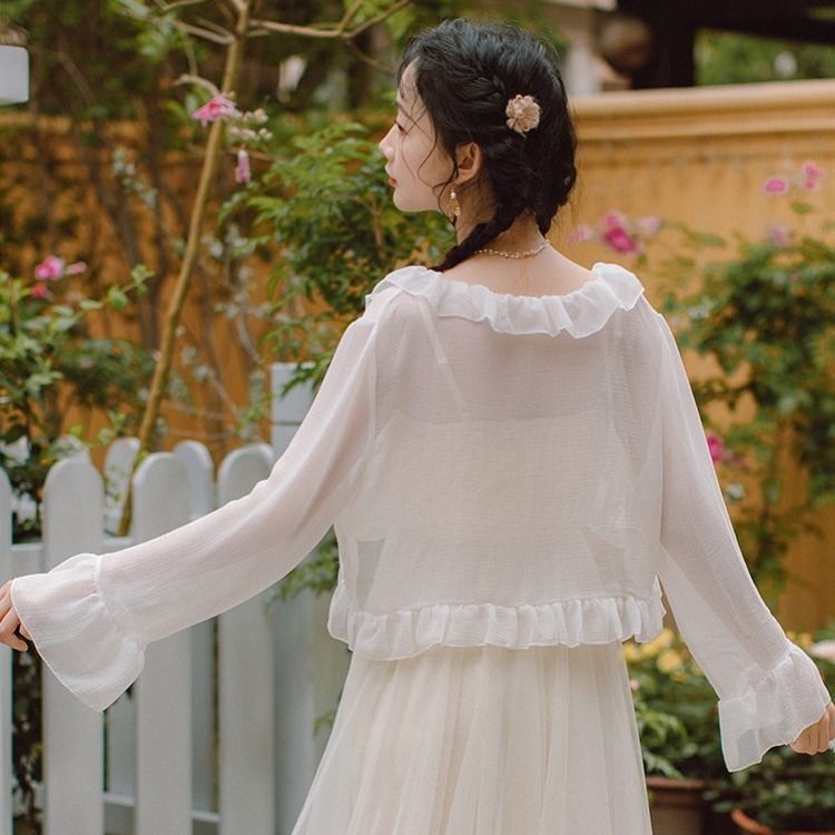 Áo Khoác cardigan Chất Chiffon Chống Nắng Cao Cấp Thời Trang Mùa Hè Dành Cho Nữ