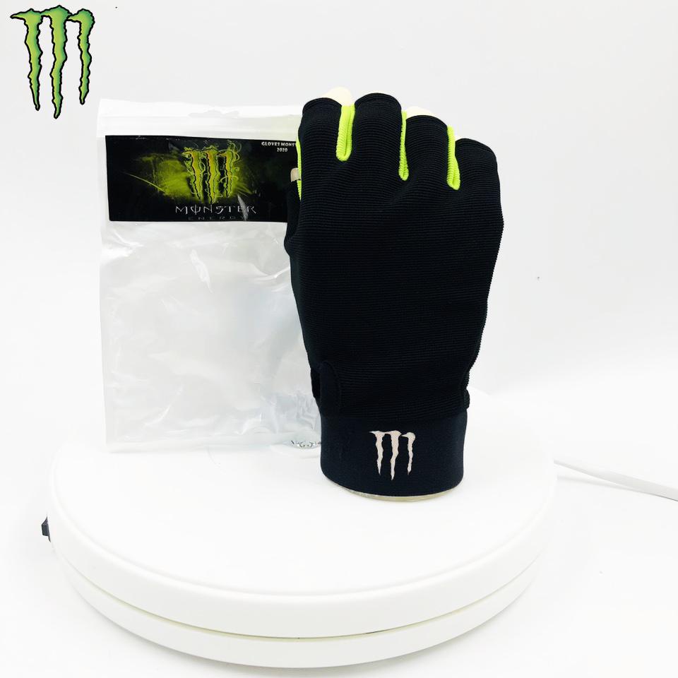 Găng Tay Ngắn Ngón Monster Mẫu Mới Cao Cấp - Màu Xanh