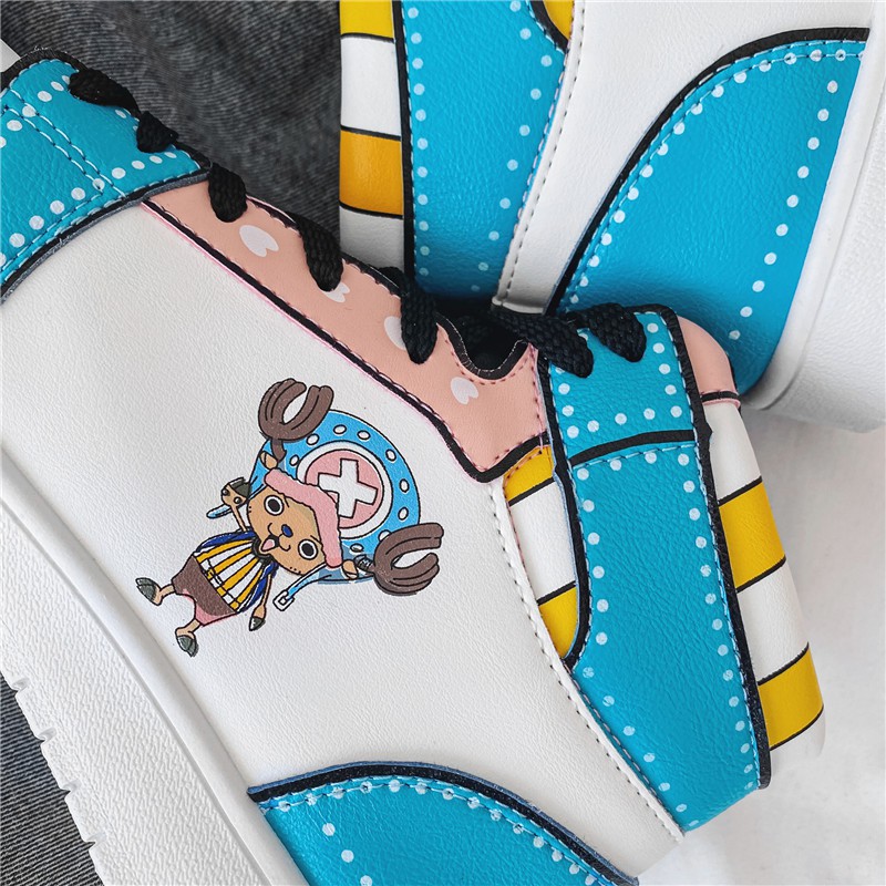 Giày Thể Thao Nam Thời Trang Hàn Quốc Mới Hình Chopper Luffy One Piece Dễ Thương