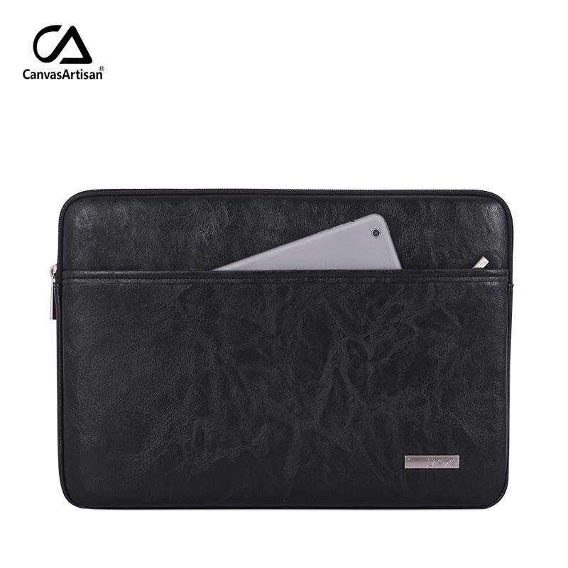 CanvasArtisan Túi Đựng Laptop Chống Thấm Nước Bằng Vải Phong Cách Doanh Nhân Cổ Điển Cho Macbook Air Pro M1 M2 Surface Dell 11 12 13 14 15 inch