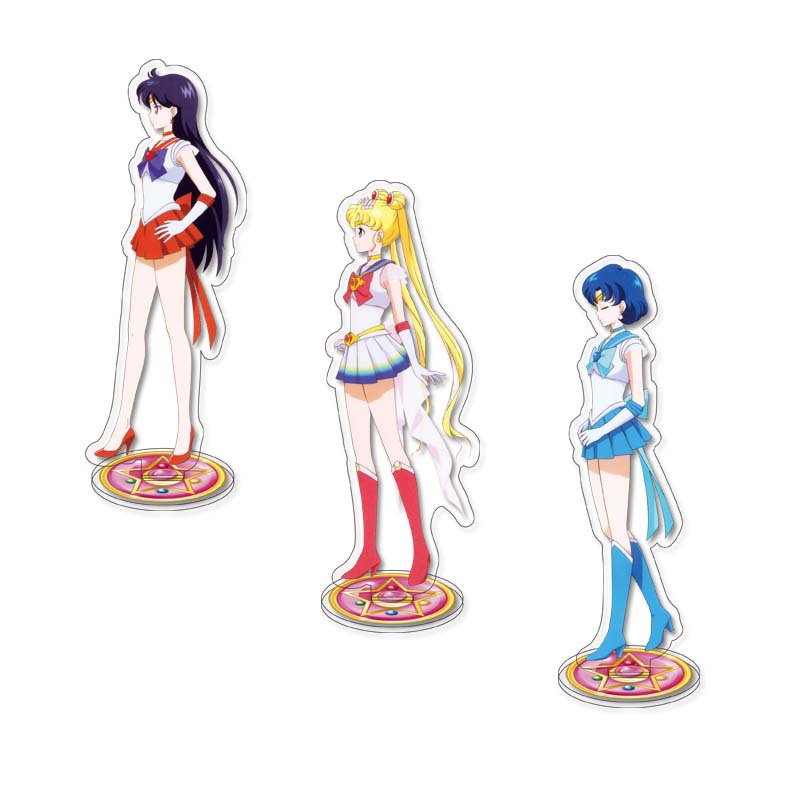 (ĐỨNG) Mô hình nhân vật Sailor Moon Thủy thủ mặt trăng anime chibi standee mica acrylic trưng bày