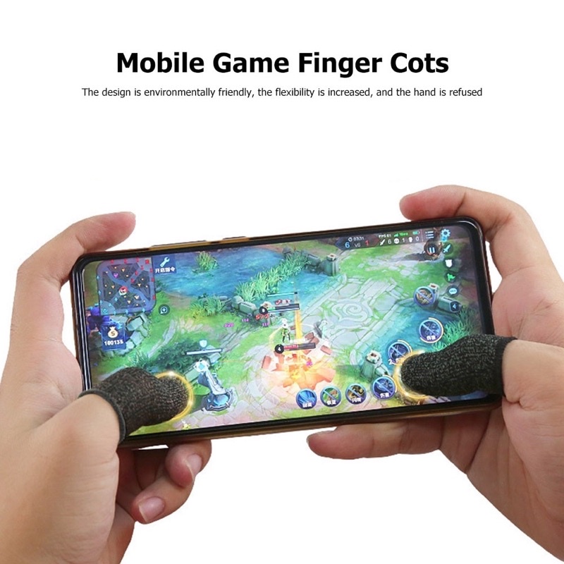 Bao ngón tay chơi game Mobile : chống mồ hôi tay, vuốt siêu mượt