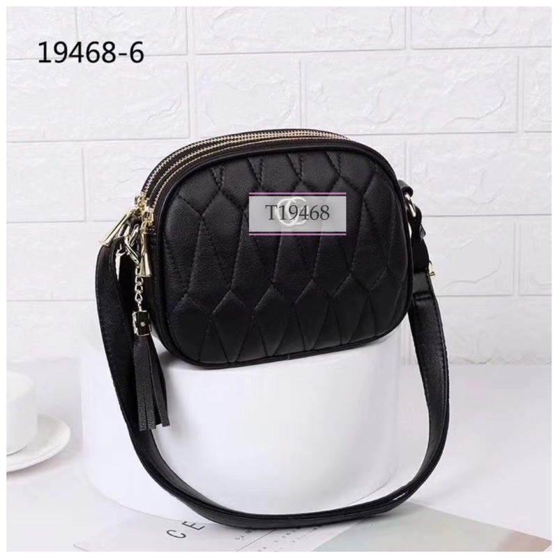 Túi Đeo Chéo Nữ Da Mềm Nhiều Ngăn Qoai Điều Chỉnh Hàng Vip Quảng Châu [ mã sản phẩm T19468]