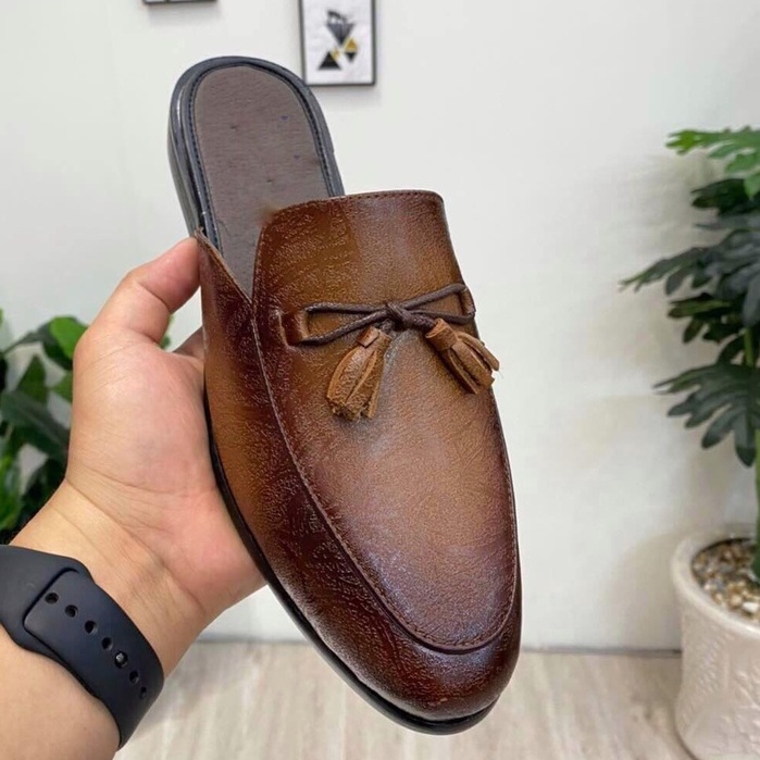 Giày sục công sở cao cấp da bò thật bảo hành 1 năm kiểu dáng sành điệu - Mã T26