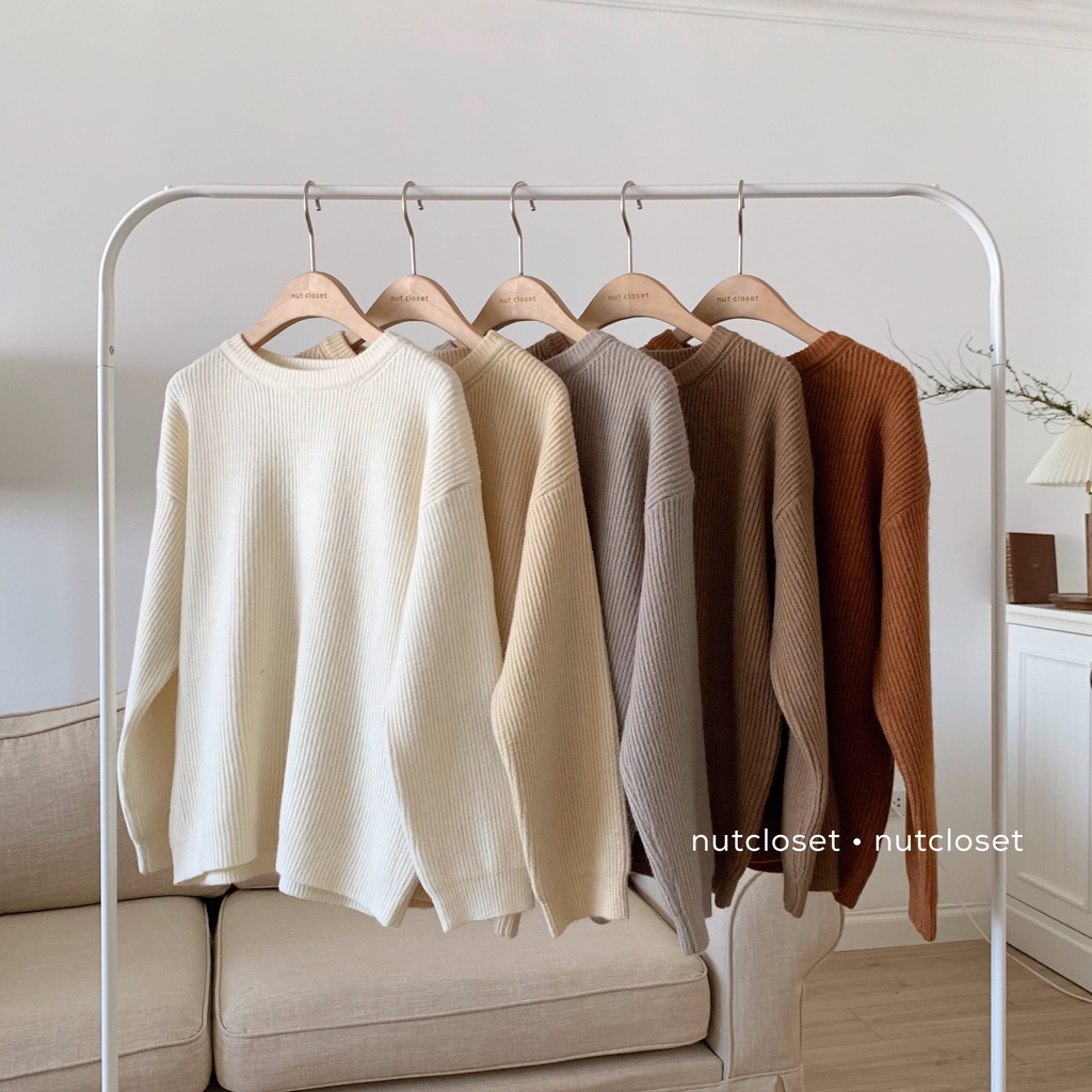 Áo len tăm dọc cổ tròn 6907_A0293