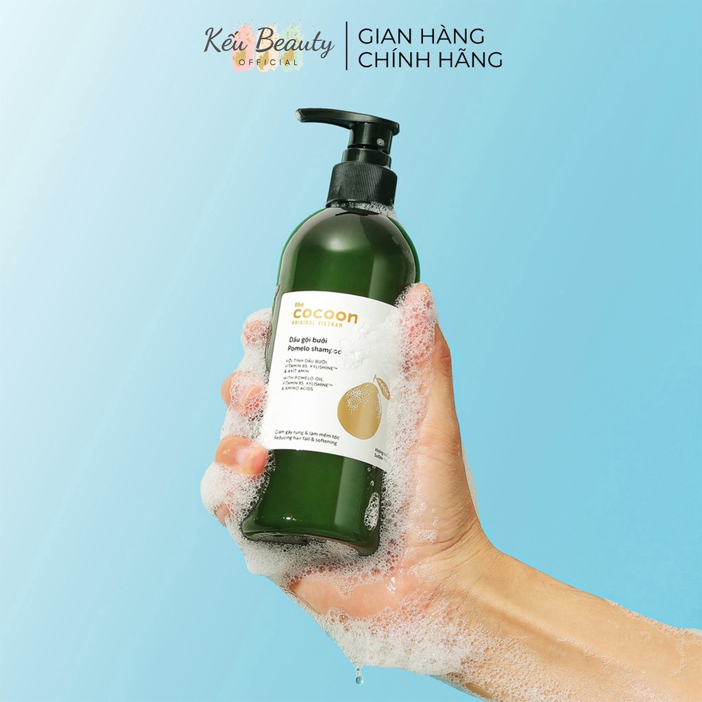 Dầu gội bưởi Cocoon Pomelo Shampoo ngừa gãy rụng, kích thích mọc tóc 310ml