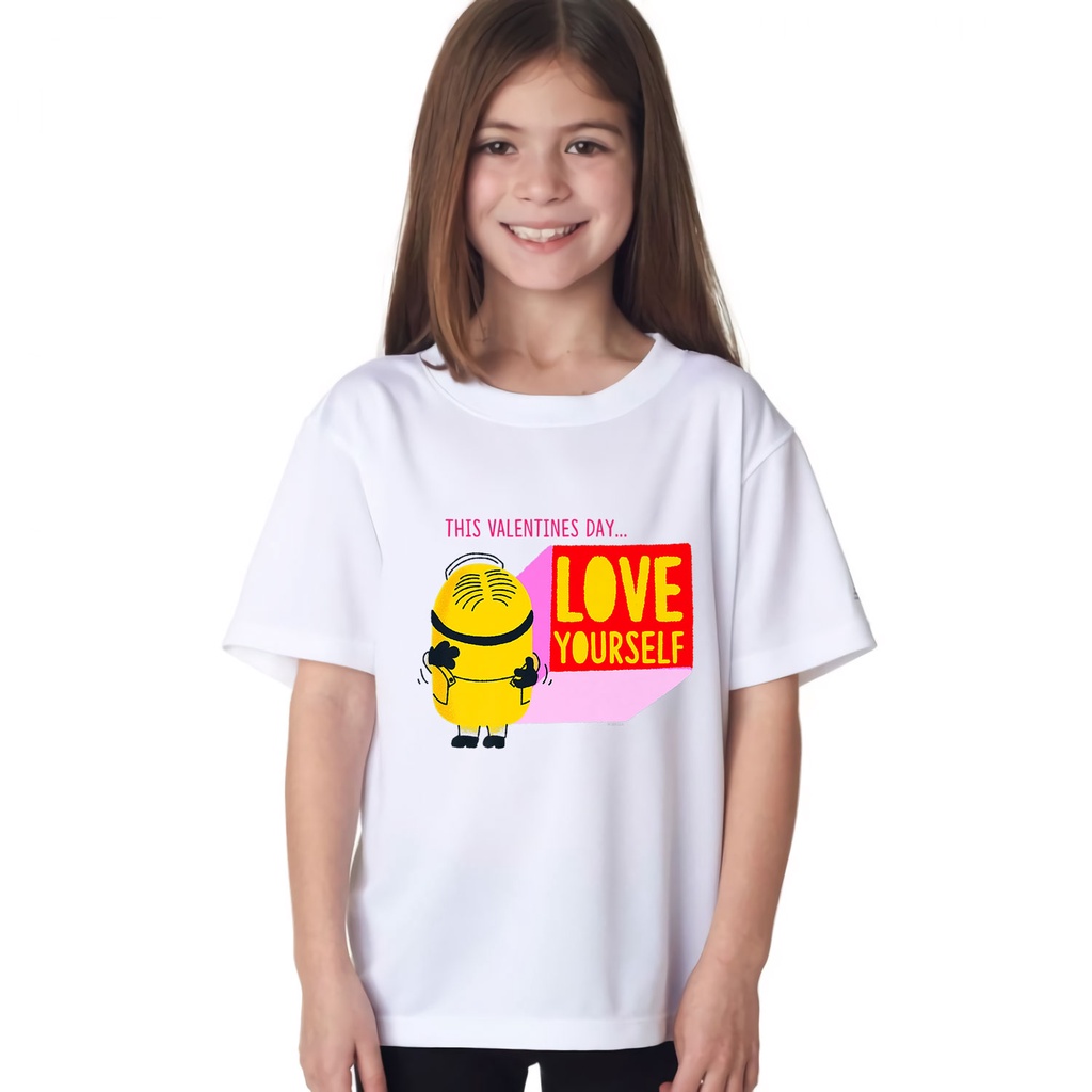 ÁO PHÔNG BÉ TRAI-BÉ GÁI MINION NGỘ NGHĨNH IN HÌNH HOẠT HÌNH ẤN TƯỢNG CHẤT LIỆU VẢI THOÁNG MÁT CÓ SIZE TRẺ EM - 588