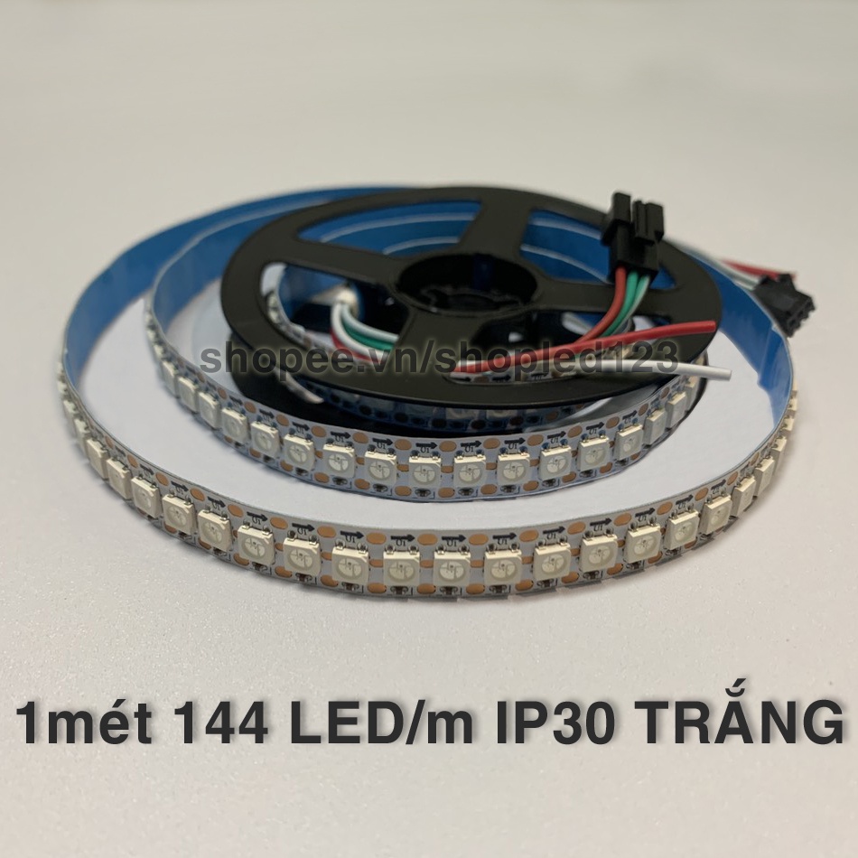 Dây led WS2812B 144led,96,74 led/m ARGB ws2812 DC5V dài 1M