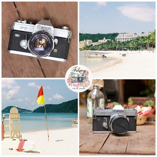   Bảo hành 30 ngày  Máy ảnh phim film CANON FT QL + lens kèm CANON 1:1.8f 