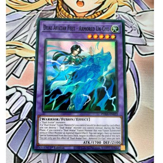 [ Đỗ Lạc Shop ] Thẻ Bài Yugioh Monster Dual Avatar Feet - Armored Un-Gyo - PHRA-EN033 - Super