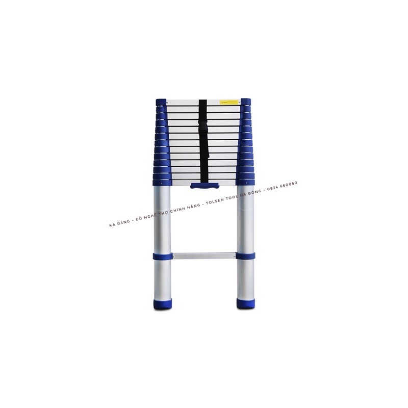 Thang nhôm rút đơn thợ điện nikawa chính hãng 3m2 nk-32, 3m8 nk-38, 4m4 nk-44, 4m8 nk-48 aluminium telescopic ladder