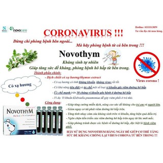 Novothym tăng đề kháng cho trẻ