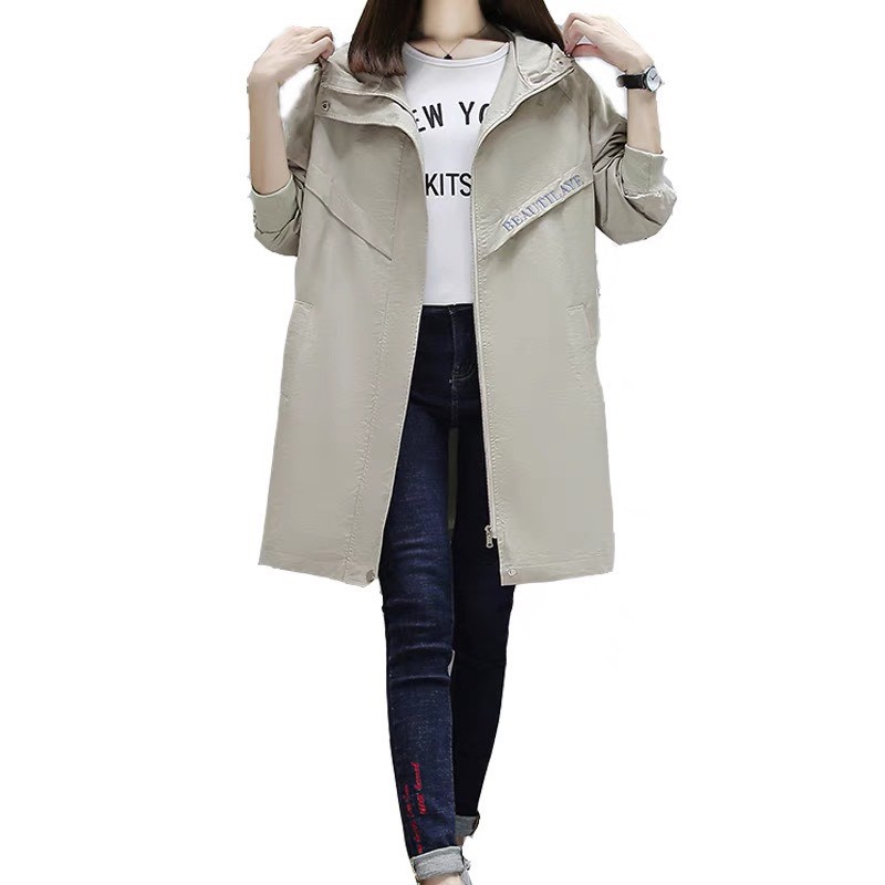 ÁO KHOÁC KAKI NỮ FORM DÀI THIẾT KẾ CỰC ĐẸP HÀNG MỚI CHẤT LỪ