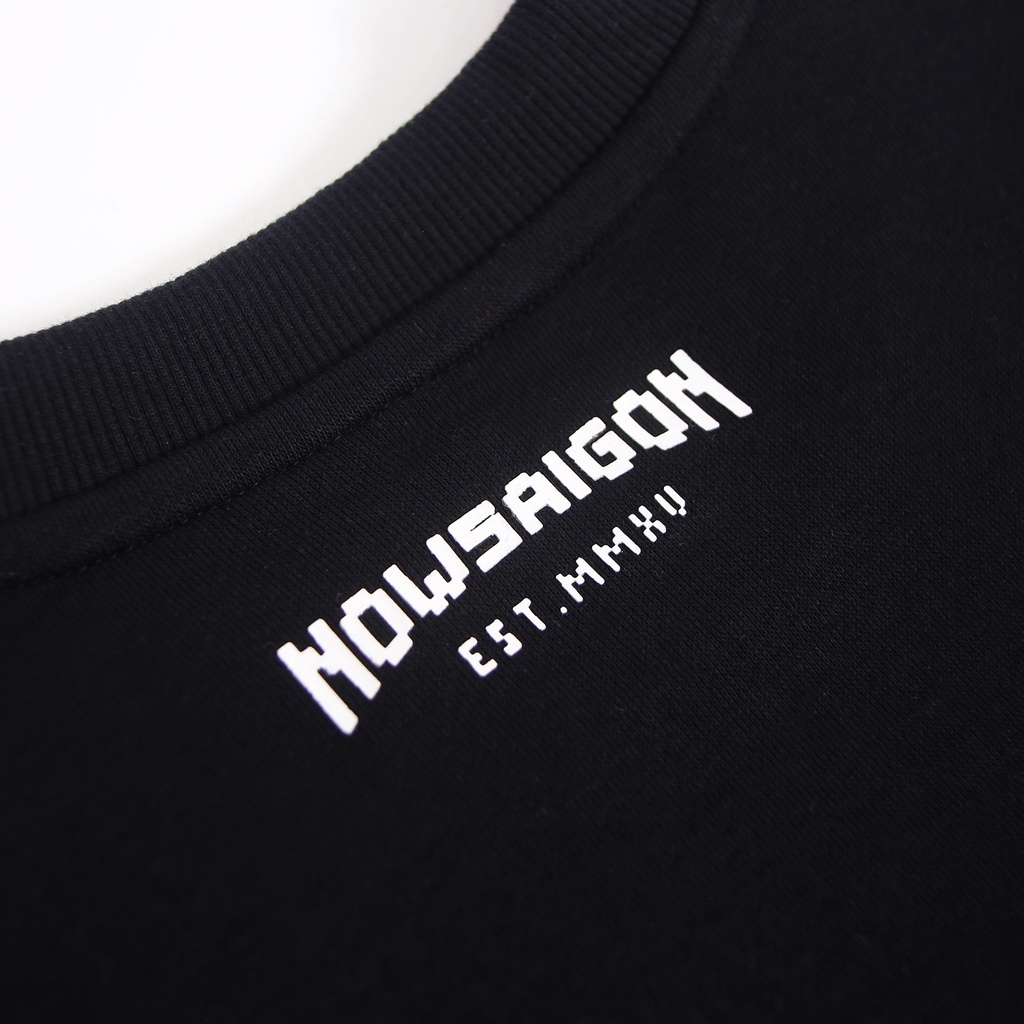 Áo khoác nỉ NEEDS OF WISDOM Pixel Nowsaigon Sweater - Local Brand Chính Hãng