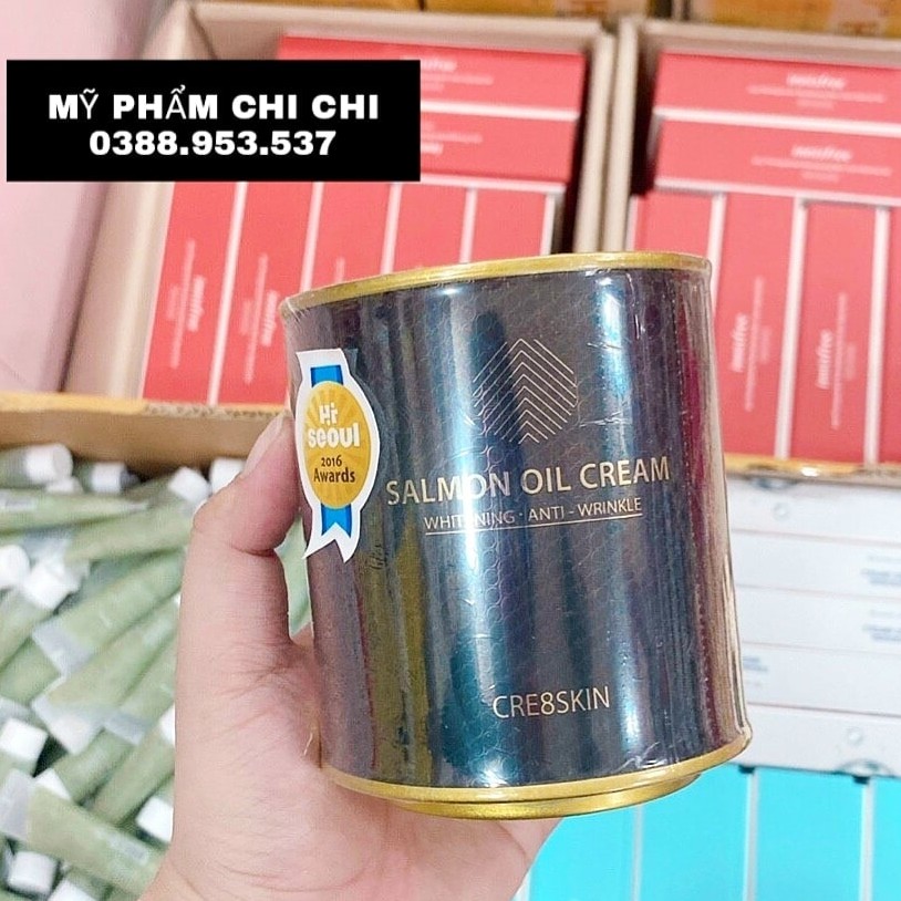 (651892 - CHÍNH HÃNG) Kem Dưỡng Dầu Cá Hồi Cre8skin Salmon Oil Cream 80g