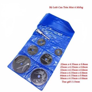 Bộ lưỡi cưa mini 6 lưỡi cắt trục 3mm