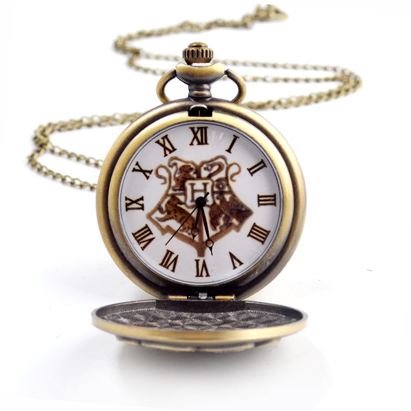 Đồng hồ quả quýt bỏ túi nắp lật phong cách Harry Potter