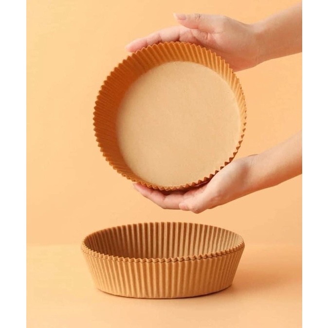 Khay nướng bạc - khay giấy nến nướng bánh , lót nồi chiên không dầu size 20cm và 23cm (Hàng có sẵn)