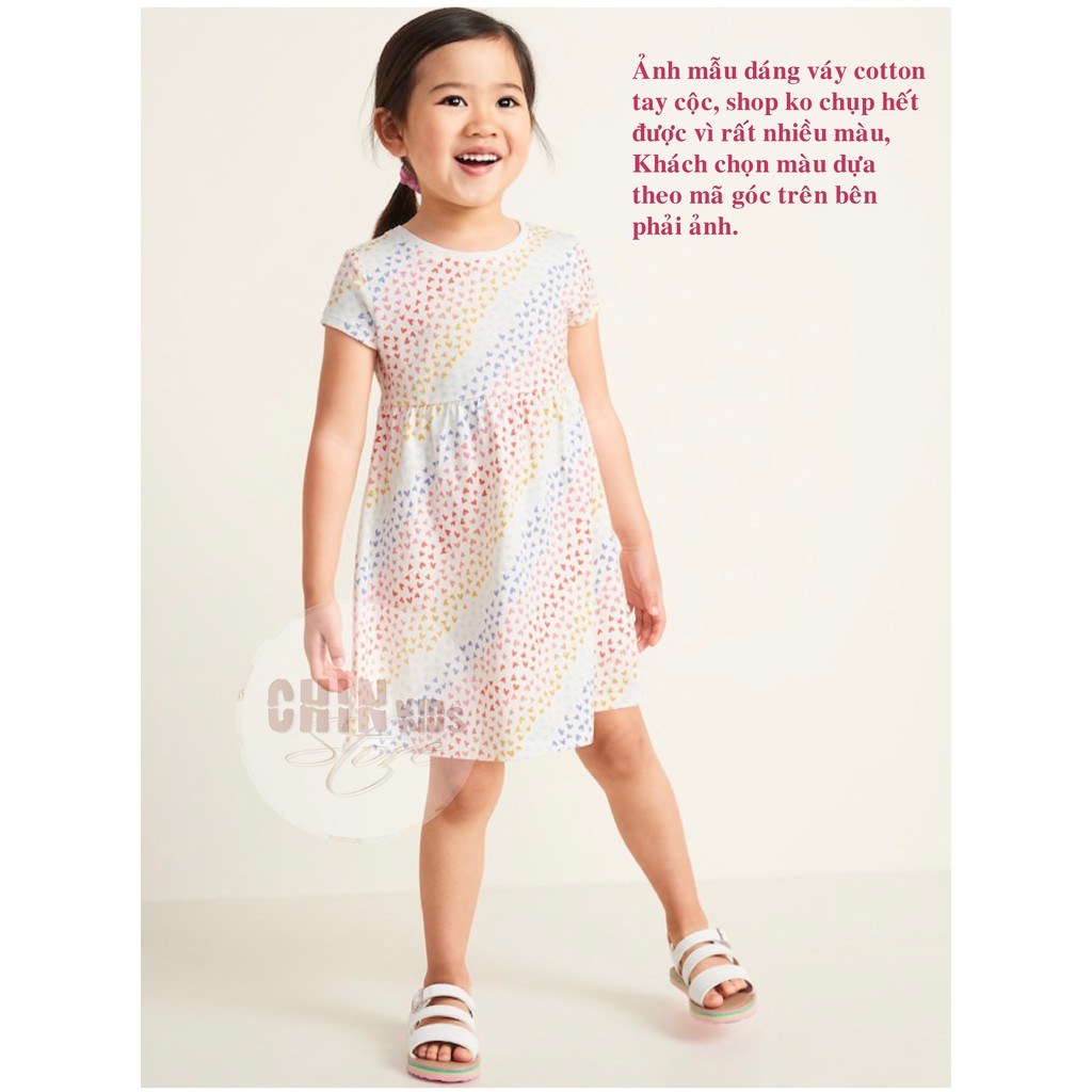 [19kg-35kg][V9] Váy cho bé gái cotton VNXK mềm co giãn size đại