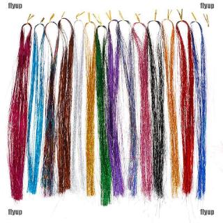 Dây Ruy Băng Đính Cườm 120 Sợi Màu Cầu Vồng Trang Trí Tóc