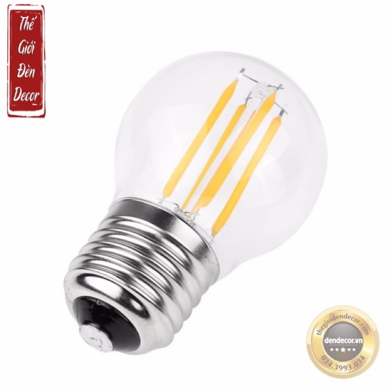 Bóng đèn trang trí, bóng lắp đèn chùm G45 đui e27