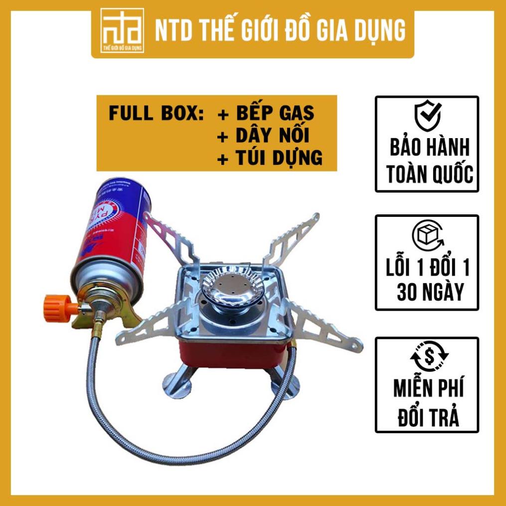 Bếp ga mini du lịch, dã ngoại gấp gọn tặng kèm túi khóa TR393 | NTD thế giới đồ gia dụng