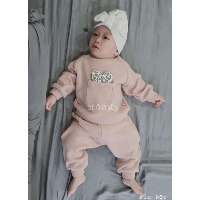 bộ nỉ hồng tai thỏ