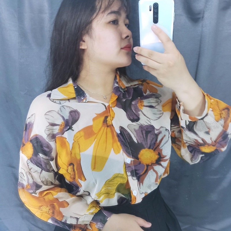 Áo Sơ mi hoa big size 60-90kg