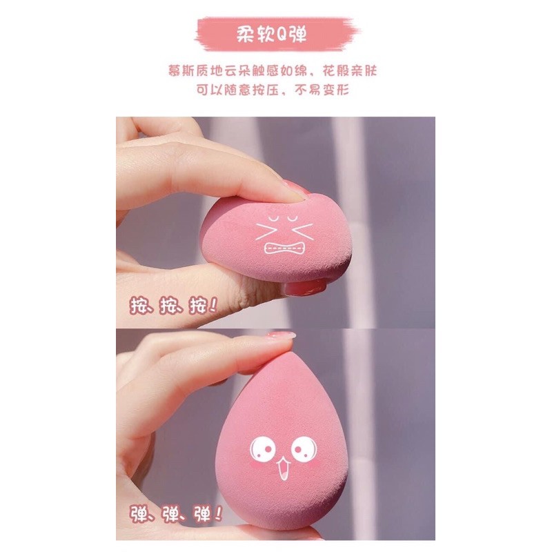 Mút trang điểm trứng (set 4 cái)