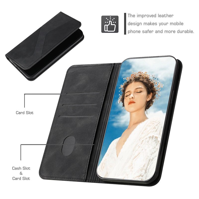 Luxury Magnetic Leather Case For Samsung Galaxy A20 A 20 A205F A205FN A205U 6.4" inch Solid color Wallet Holder Phone Bag Cover