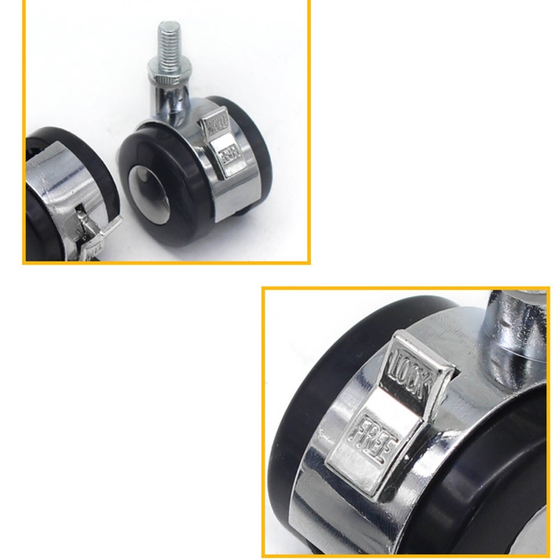 Bánh Xe Lăn Không Gây Ồn Chuyên Dụng Cho Ghế Văn Phòng / Thảm Gỗ