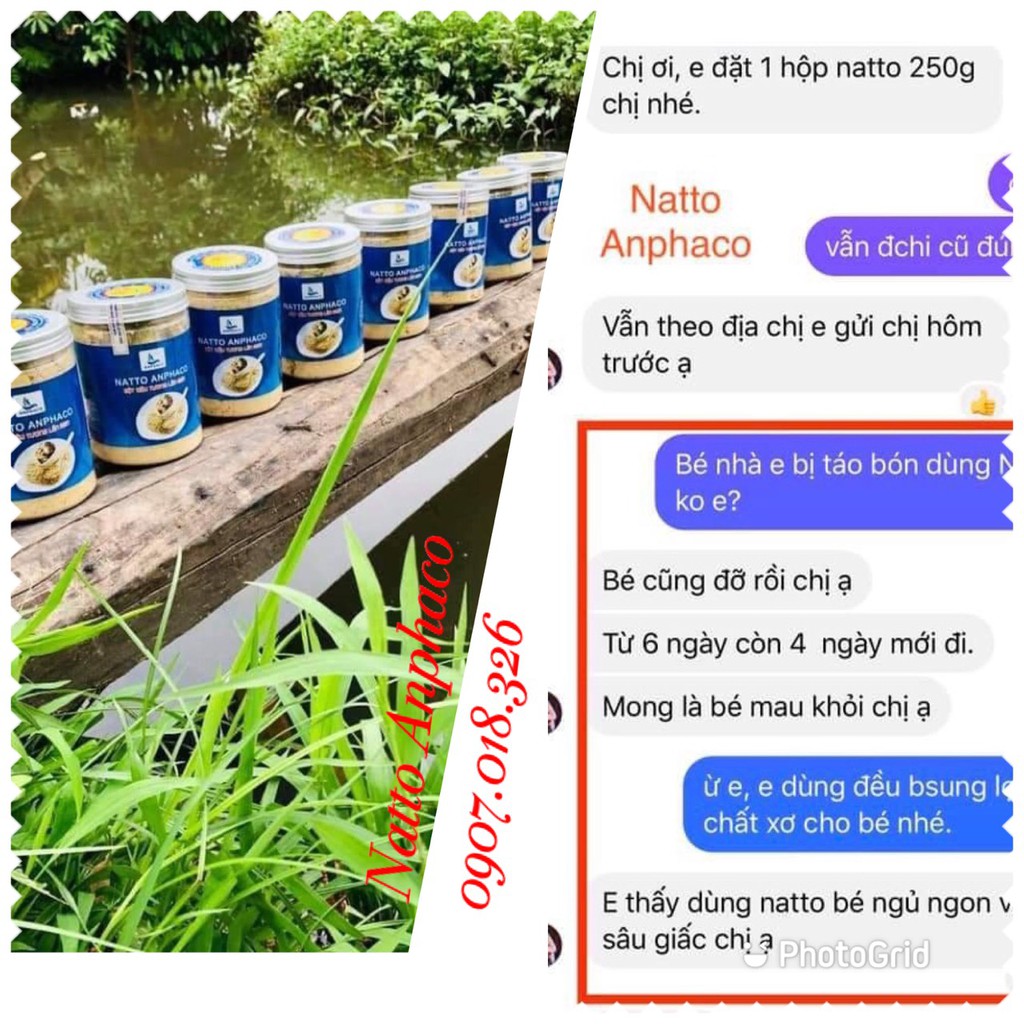 Combo 4 hủ Bột Natto Anphaco &lt;Giảm 300k&gt;