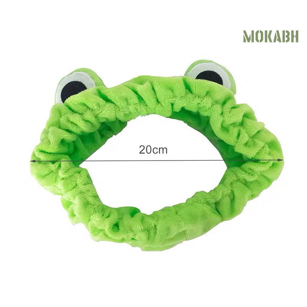 Băng Đô Cài Tóc Hình Ếch Co Giãn Chống Trượt Cho Nữ