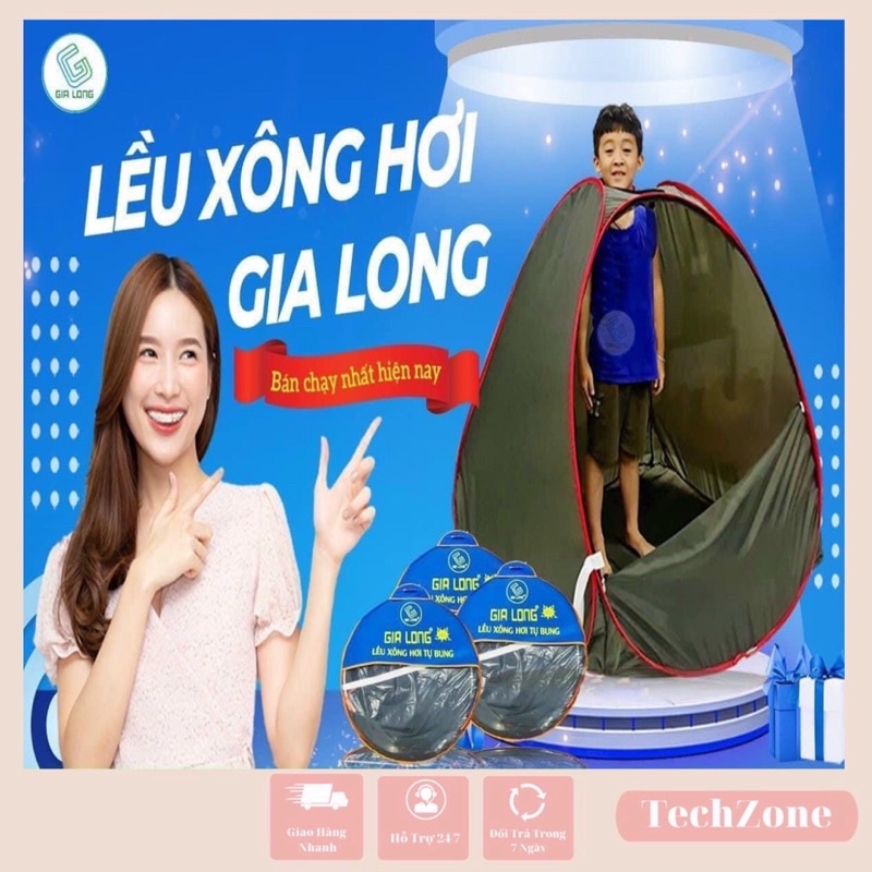 Lều Xông Hơi tự bung gấp gọn tại nhà, tiện lợi, tăng cường sức khoẻ