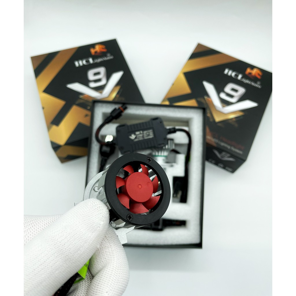 Bóng đèn Led V9 HCLight 6500K - Phiên bản nâng cấp của F2 6000k|Đèn Pha Led Ô tô Xe máy|Đèn led tự động các chân