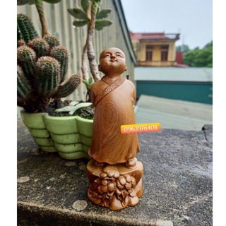 chú tiểu tùy duyên bách xanh15cm