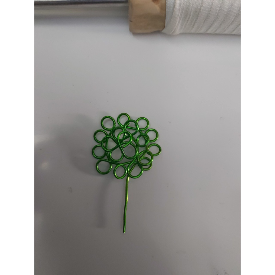 Dụng cụ làm lá tròn dây nhôm mạ màu handmade