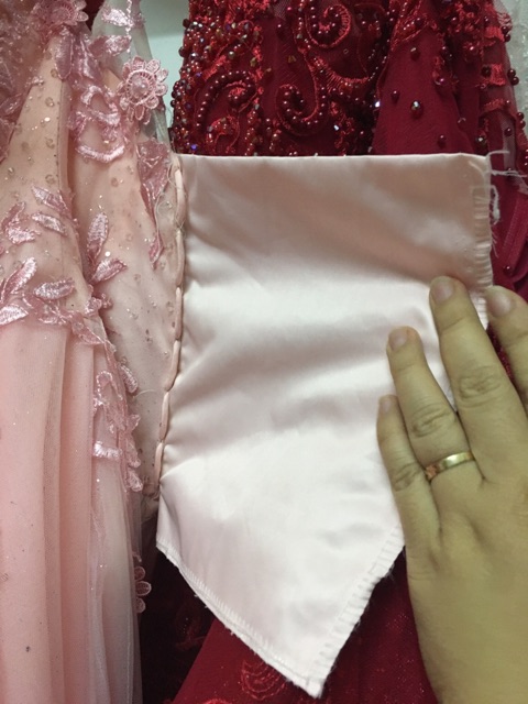 Dây rút- miếng lót váy cưới