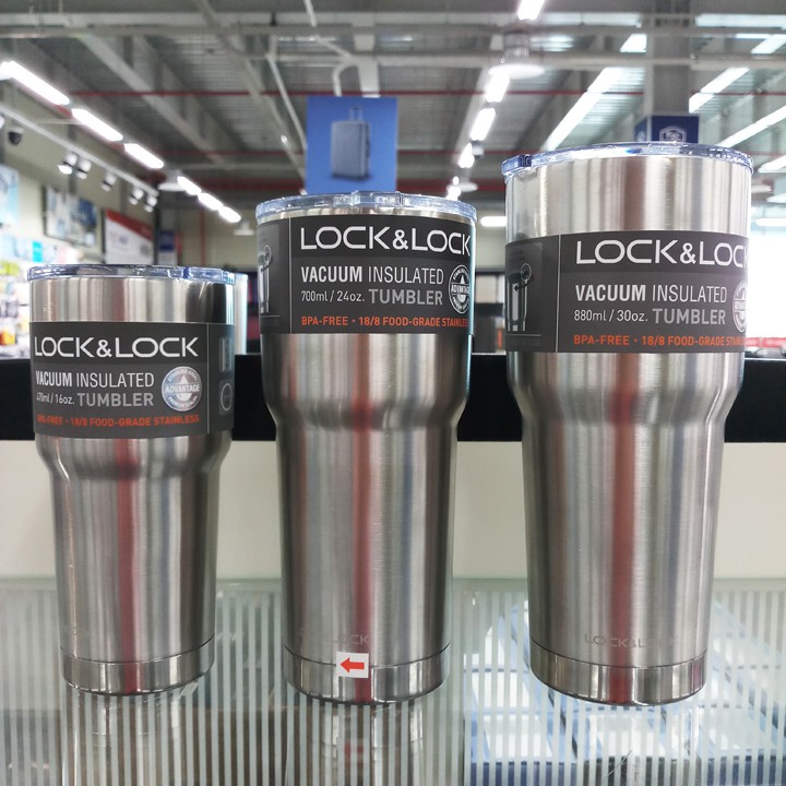 Ly giữ nhiệt Lock&amp;Lock Swing Tumbler 470ml - 700ml - 880ml - Larva Store