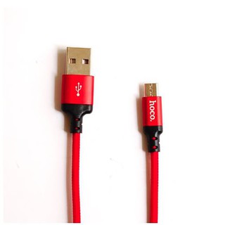 Cáp sạc dây dù hoco x14 dài 2m - cổng microusb cho android loại pro