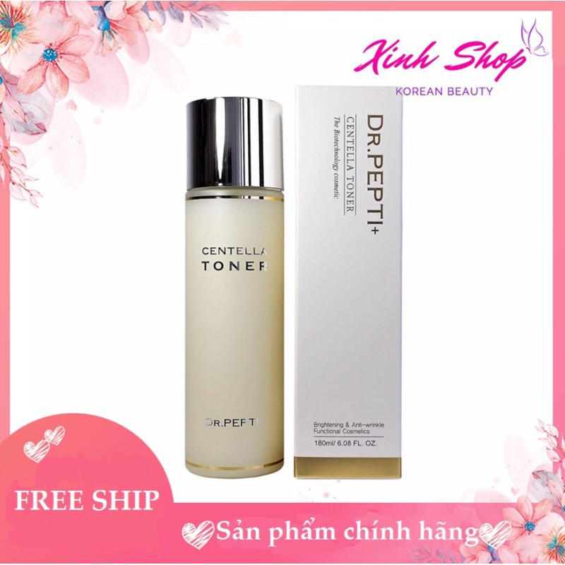 Toner Căng Bóng DR.PEPTI+ Hàn Quốc 180ml xinhshopkore