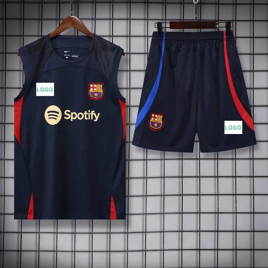 Áo Ba Lỗ Tập Luyện Thể Thao Barcelona Size s-2xl * 22-23