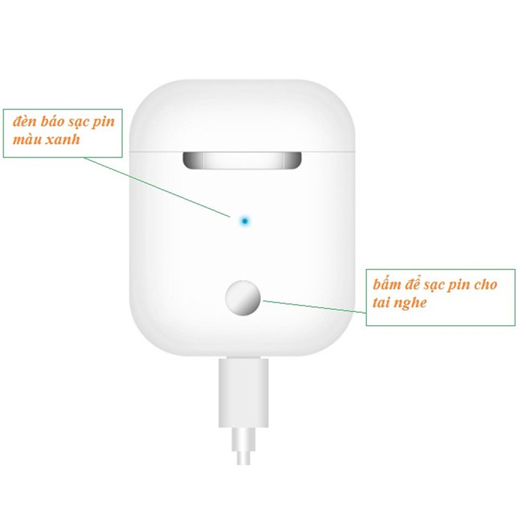 TAI NGHE  i12 TWS Bluetooth 5.0 - CẢM ỨNG - BẢO HÀNH 1 NĂM